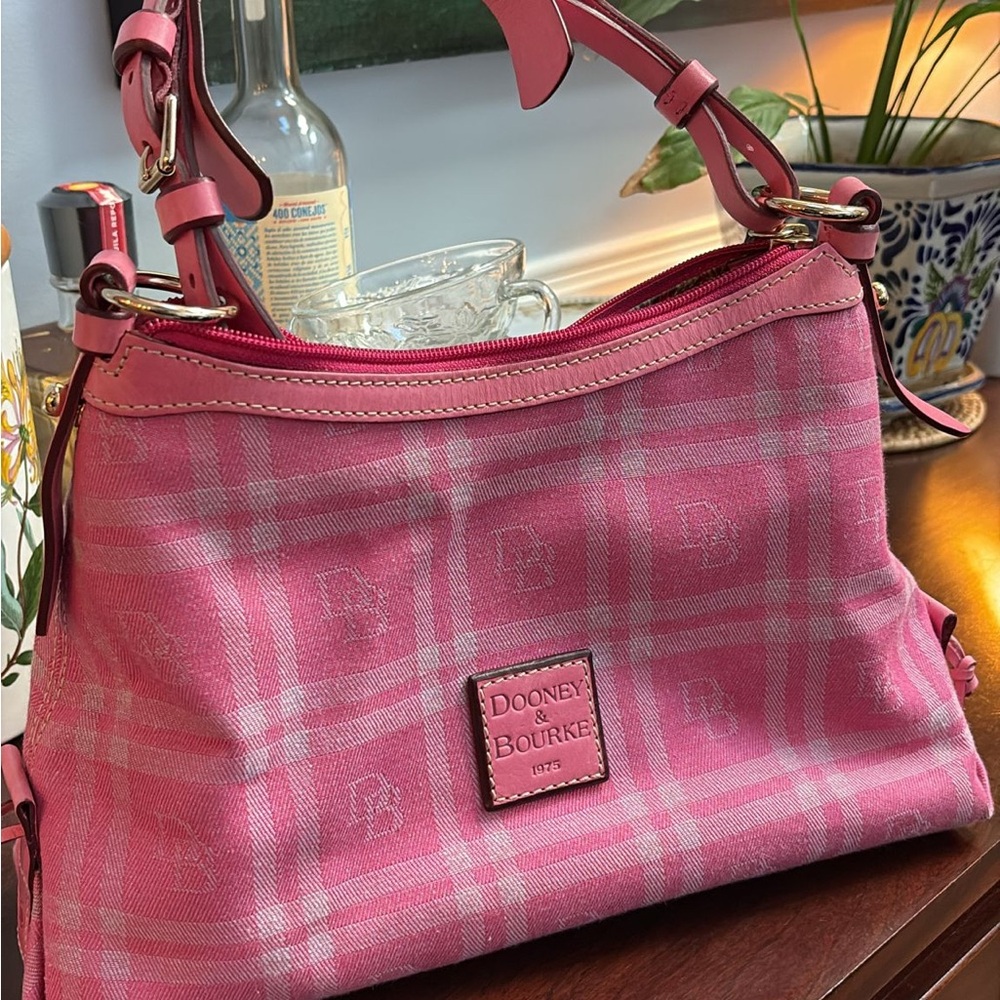 Dooney & Bourke Pink Plaid Women's Bag